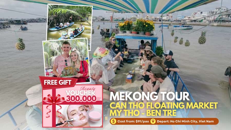 1 Day Mekong Tour: Cai Rang Floating Market & MyTho-Ben Tre - Key points at a glance