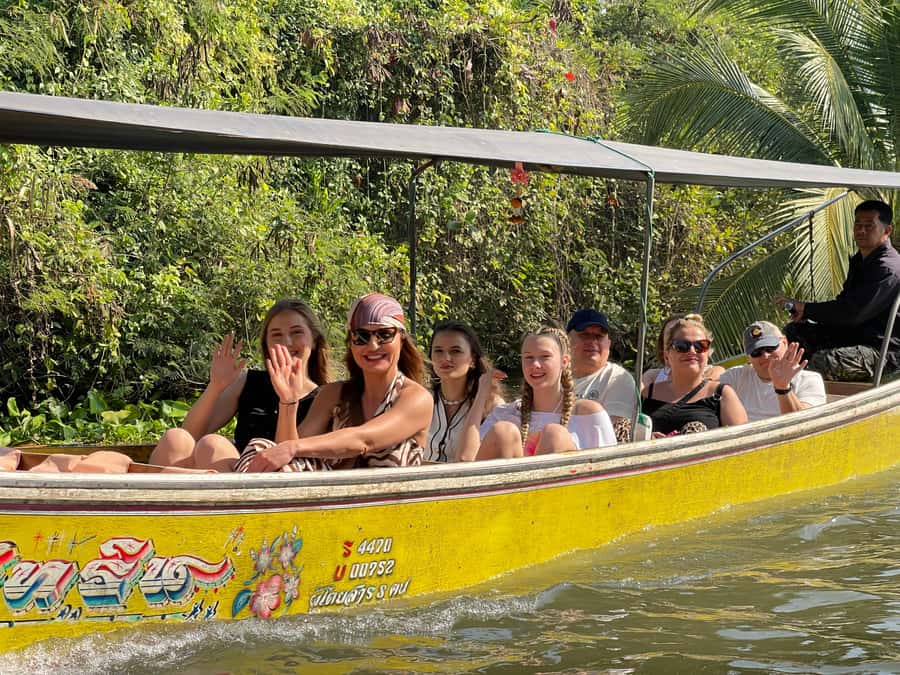 1-Day Trip: Floating Market & Railway Market by Toyota Camry - Coconut sugar and canal-side food
