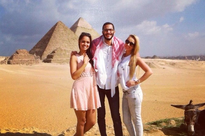 8-Hour Private Tour of the Pyramids,Museum and Bazaar including camel ride - Lunch with a view of the Sphinx