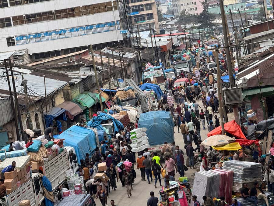 Addis Ababa: Mercato Market and Sightseeing Tour - St. George Cathedral connects worship with Adwa