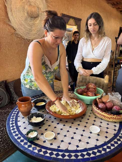 Agadir: Moroccan Cooking Class with Market Visit - A hands-on class with Salma and her family