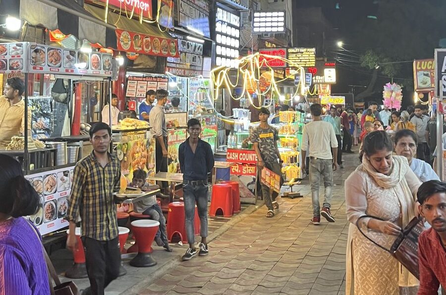 Agra: Sadar Bazar Food Market Night Walking Tour by Tuk-Tuk - Pickup from your hotel or Agra Cantt