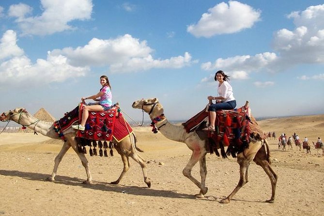 All inclusive 12 Hrs Giza Pyramids, Sphinx Egyptian museum Market Dinner cruise - The Sphinx and its mummification temple