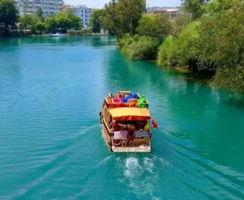 Antalya & Side: Manavgat River Cruise, Waterfall & Bazaar - Manavgat Waterfall in a short half hour