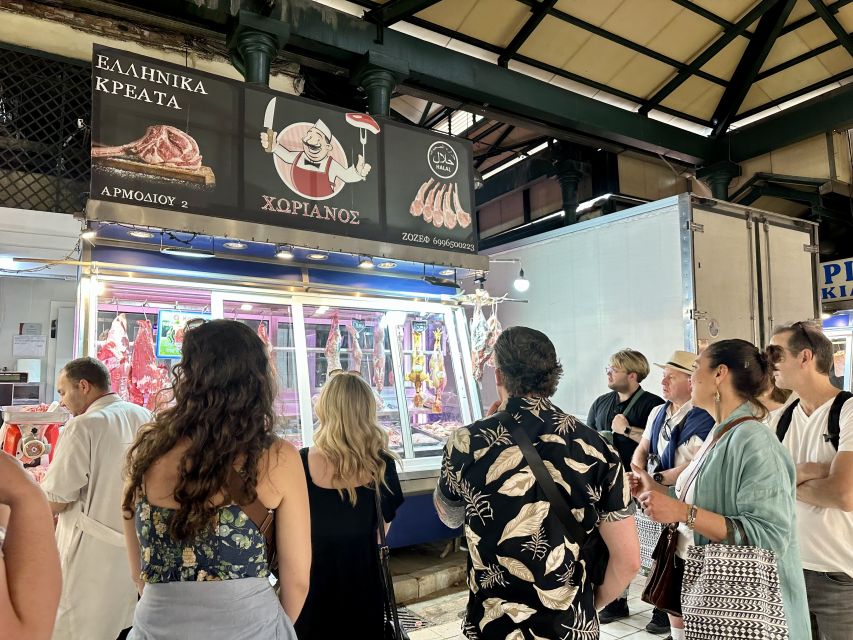 Athens: Greek Food Tasting and Market Walking Tour - Cheese, olives, olive oil, and Greek pantry staples