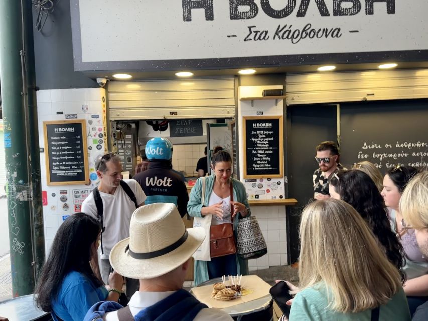 Athens: Greek Food Tasting and Market Walking Tour - Learning about mastic in a small specialty shop
