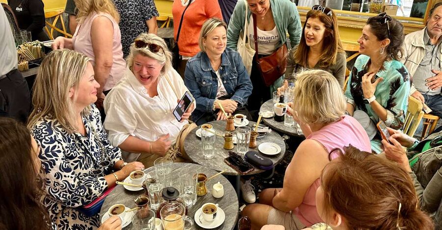 Athens: Greek Food Tasting and Market Walking Tour - Greek delis and flaky spanakopita