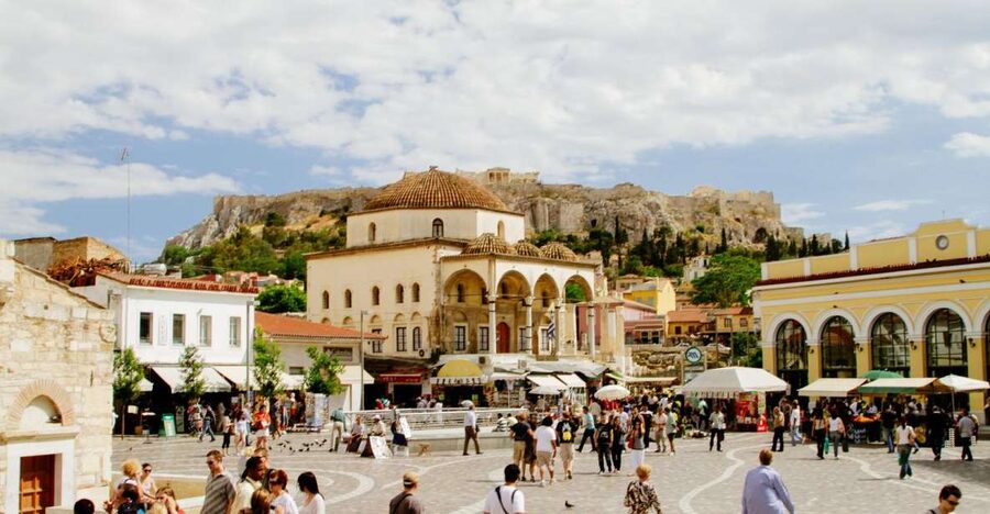 Athens: Street Food Tour Market & City Centre - Starting by the fountain