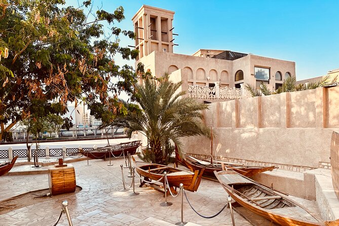 Authentic Old Dubai, Souks, Tastings & local boat Guided Tour - Walking through Al Fahidi Historical Neighbourhood