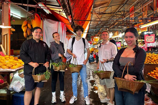 Authentic Thai Cooking with the Largest market visit &TukTuk ride - From Khlong Toei Market to the kitchen