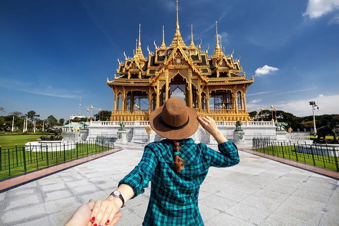 Ayutthaya Elephant Village ATV and Floating Market by Tuk Tuk - Wat Mahathat and the tree-root Buddha