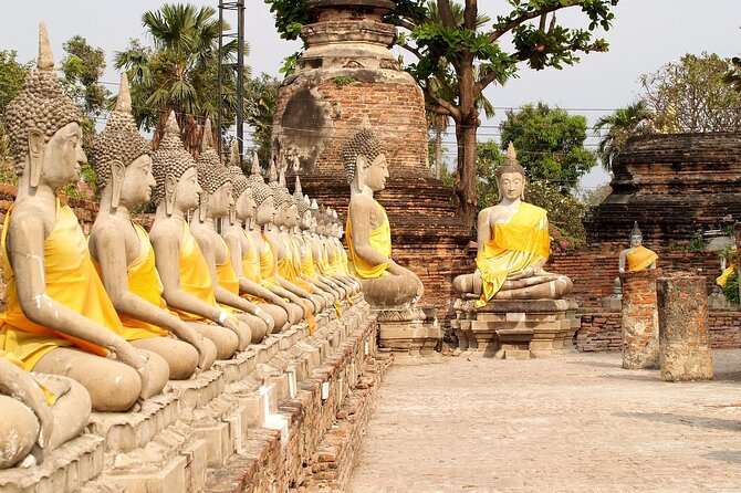 Ayutthaya Tour with Elephant Village, ATV & Floating Market - The ATV route through four smaller temples