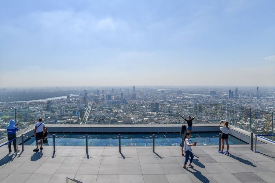 Bangkok: Damnoen Saduak, Train Market & Mahanakhon Day Trip - Mahanakhon makes a strong final stop