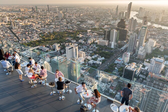 Bangkok Damnoen Saduak, Train Market, Mahanakhon Skywalk - Returning to Bangkok and Mahanakhon