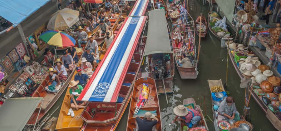 Bangkok: Floating & Maeklong Markets Tour by Private Charter - Amphawa Floating Market for food and free time