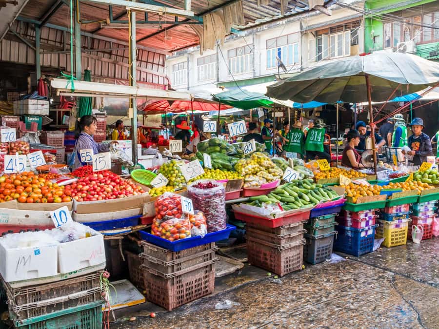 Bangkok: Khlong Toei Market & Bang Krachao Island Bike Tour - Wat Bang Krachao Nok and local Buddhist life