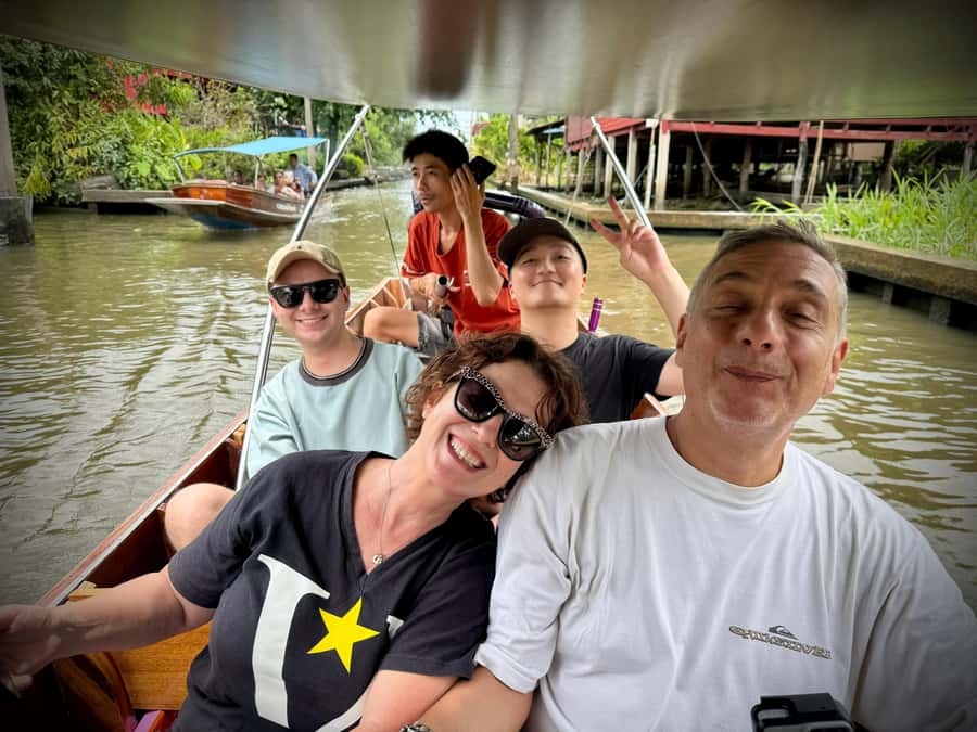Bangkok: Private Floating Market and Train Market Experience - Leaving Bangkok in an air-conditioned van