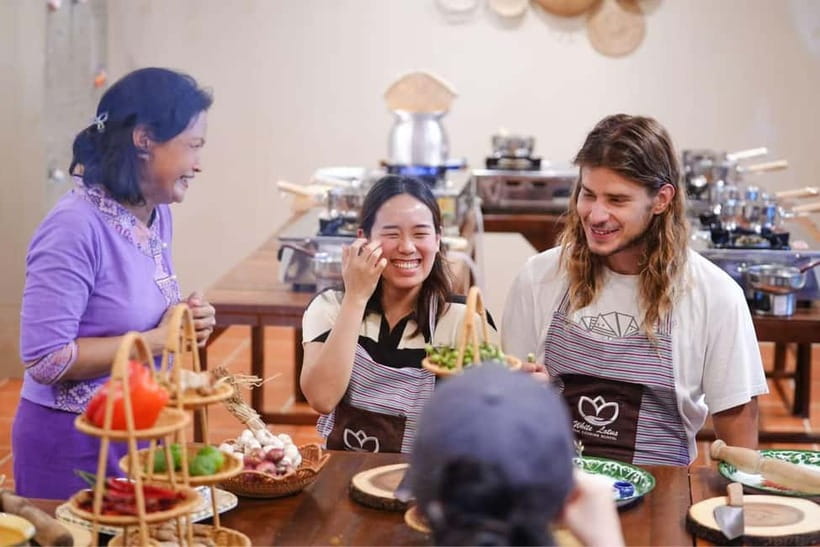 Bangkok: White Lotus Thai Cooking Class with Market Tour - Key points to know before booking