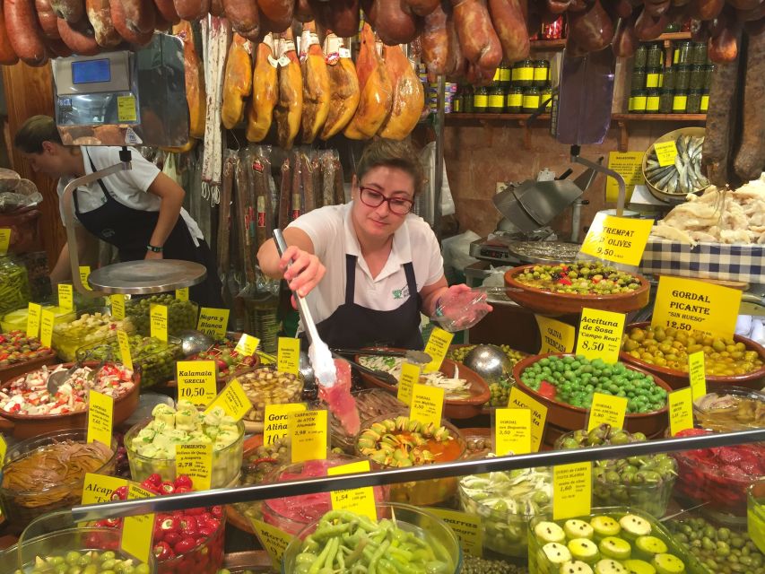 Barcelona Market Food Tour, Local & Artisanal Tastings - Ten to twelve tapas, with wine and vermouth