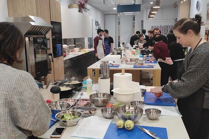 Basque Cuisine Class: Market Visit and Practical Class Castellano - Cooking Basque dishes with local chefs