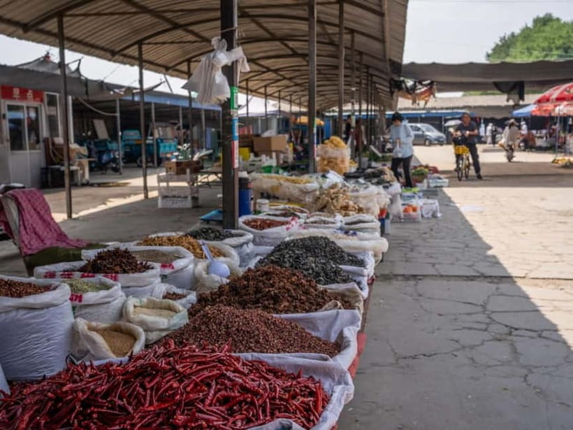 Beijing: Vegan Home Cooking & Local Market Tour with Sanxia - A market visit before the kitchen