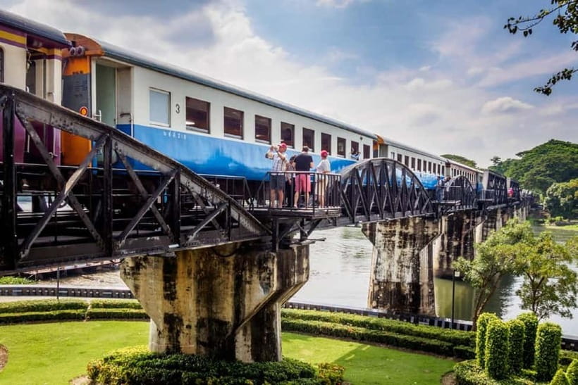 BKK: Damnoen Floating Market, Maeklong Rail & River Bridge - What the River Kwai Bridge adds to the day