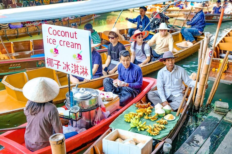 BKK : Private Damnoen Saduak Floating Market Half Day - What you will actually find for sale