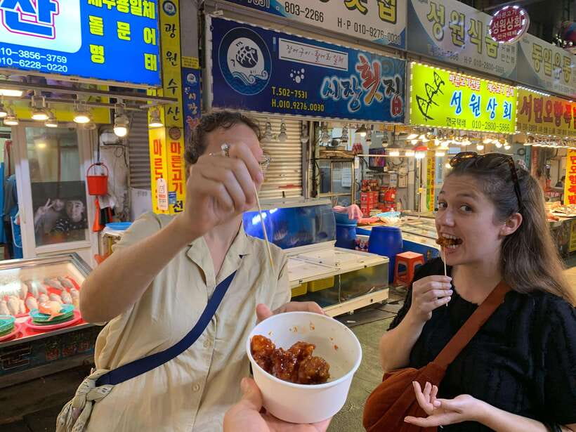 Busan: Food Market Tour, Smash Seafoods and Street Foods - Meeting your guide at Jagalchi Station