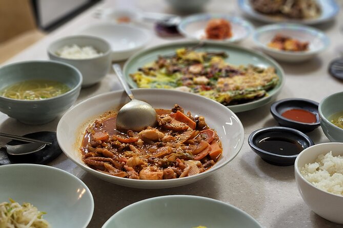 Busan Local Food Cooking Class with Market Tour - Preparing Busan dishes with fresh seafood