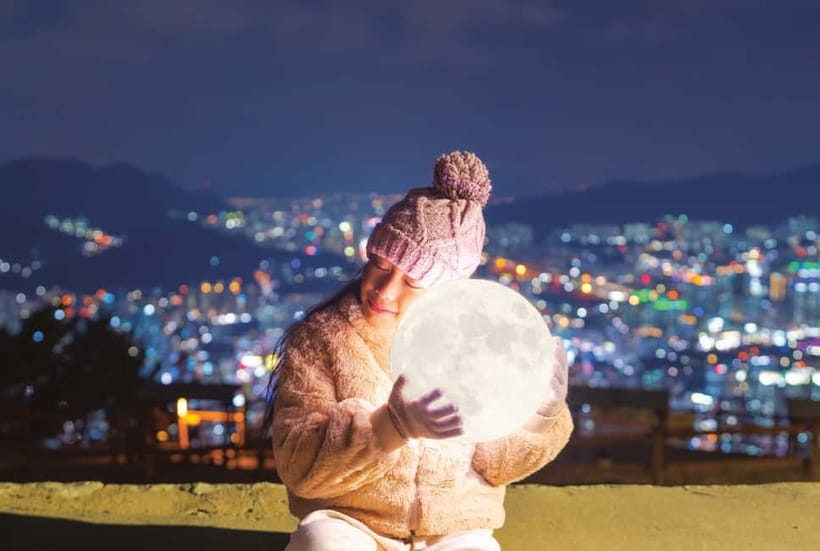 Busan Night Tour: Market, Skywalk & Optional SnapShot - The high point at Hwangnyeongsan Observatory