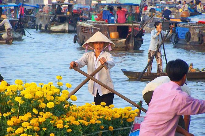 Cai Rang Floating Market & Mekong Delta Private 1-Day Tour - Cai Rang Floating Market after sunrise