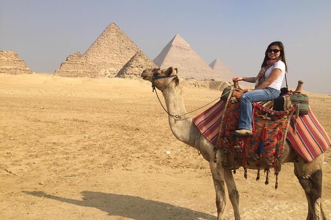 Cairo 8 Hour Private Tour Giza Pyramids, Egyptian Museum & Bazaar - Seeing Khufu, Khafre, and Menkaure