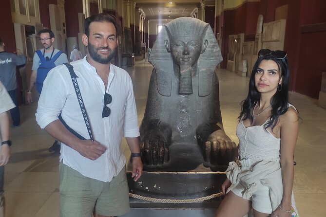 Cairo, Giza Pyramids, Great Sphinx, Egyptian Museum and Bazaar Private Tour - Key points at a glance