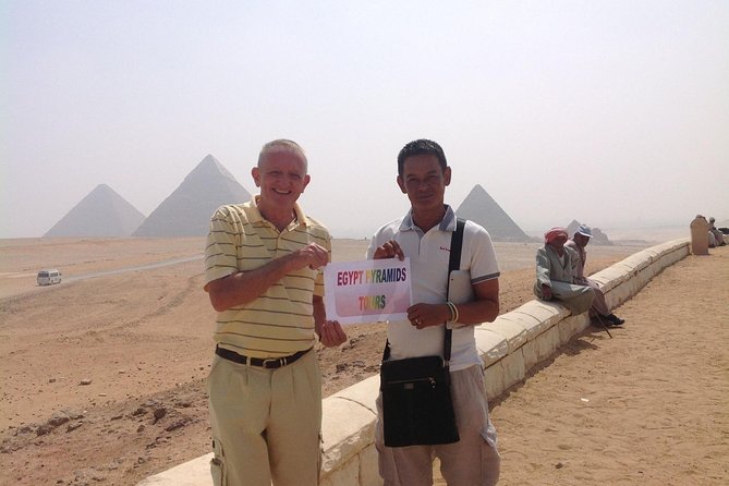 Cairo in One Day: Egyptian Museum,Pyramids Of Giza and Khan Khalil Bazaar - Giza: Cheops, Chephren, Mykerinus, and the Sphinx