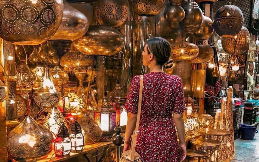 Cairo: Khan Khalili Bazaar and El-Moez Street Private Tour - Barqouq Mosque and School brings architecture into focus