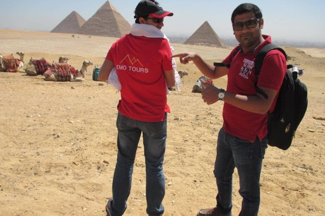 Cairo Layover excursion to Giza Pyramids Sphinx Coptic Cairo & Bazaar - The Great Sphinx and Valley Temple