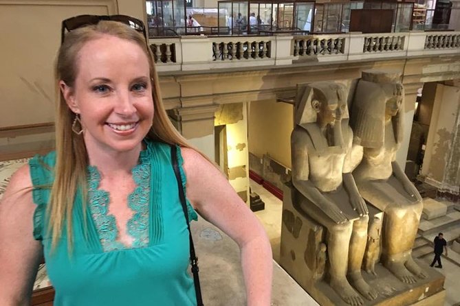 Cairo layover tour Giza pyramids Egyptian museum local bazaars Camel ride Lunch - The Egyptian Museum and Tutankhamun’s treasures