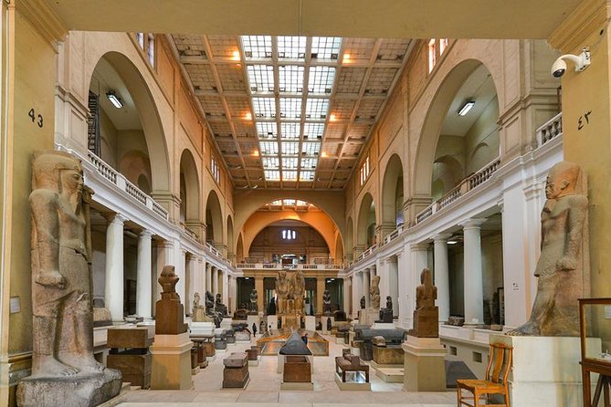 Cairo Layover Tour Giza PyramidsSphinx Egyptian Museum Camel Ride Lunch Market - Giza Pyramids: the main event