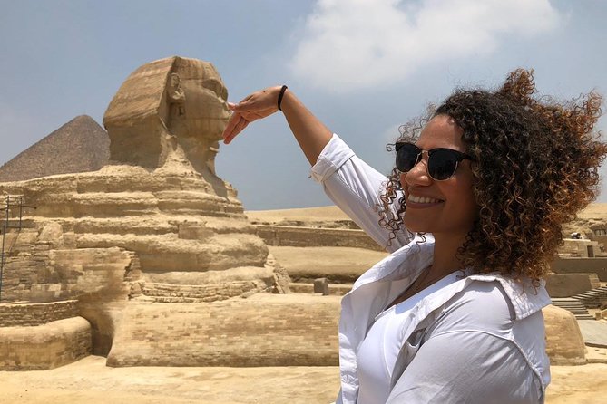 Cairo Layover Tour to Giza Pyramids Sphinx,Coptic Cairo & Old Bazaar - Valley Temple and the Great Sphinx