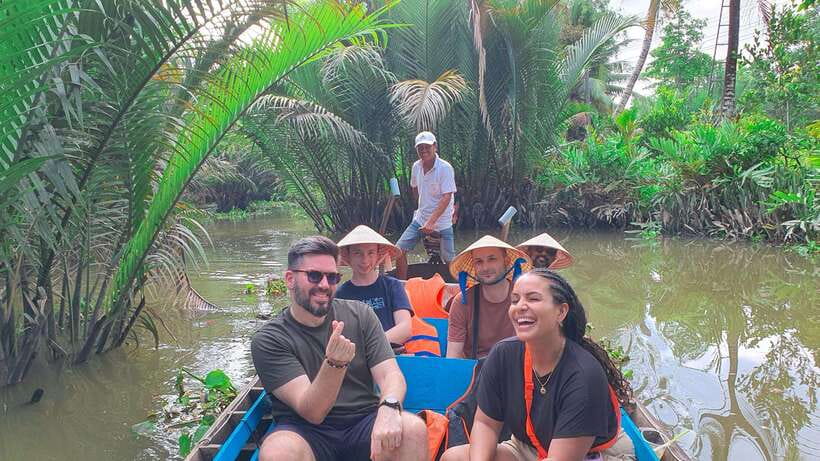 Can Tho: Authentic Mekong Delta – Real Local Life Tour. - Cooking bánh khọt with a local family