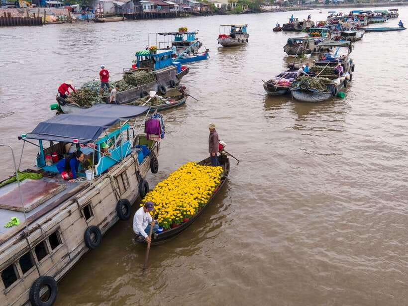 Can Tho: Explore Mekong, Floating Market, Cacao & Local Life - Cai Rang Floating Market with breakfast on the river