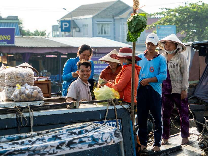 Can Tho: Explore Mekong, Floating Market, Cacao & Local Life - A small sampan carries you into the Delta