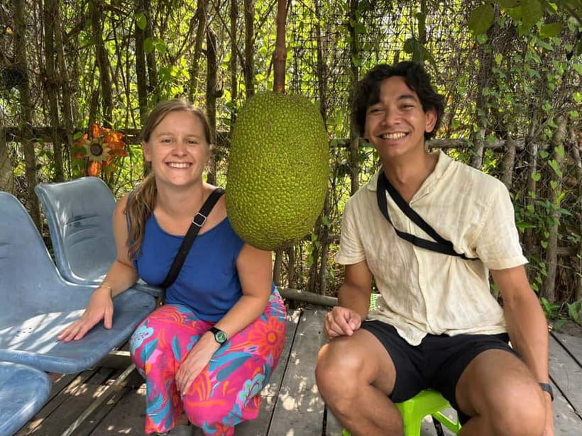 Can Tho: Floating Market, Cacao & Canals with French Guide - A traditional sampan keeps the morning personal