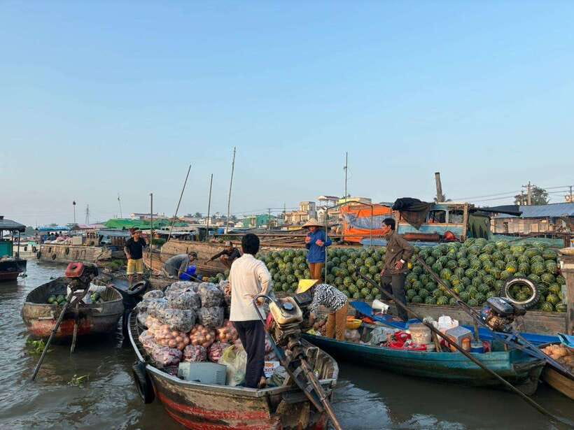 Can Tho: Floating Market, Canal, Cacao Farm & Mekong' Life - Why the 5:45 AM start matters at Cai Rang