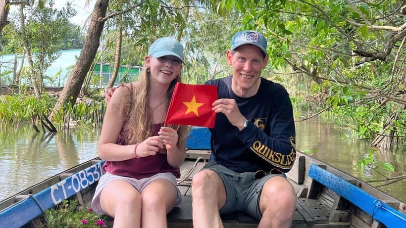 Can Tho: Floating Market explore local life, Mekong farm - Cai Rang Floating Market before the heat