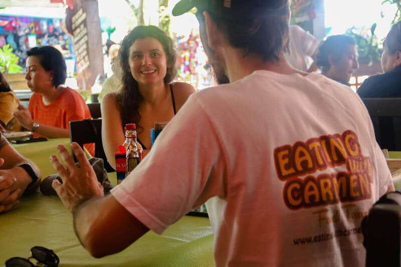 Cancun: 3-Hour Food Tour, Visit to the Market & Street Art - First tastes: panuchos and picadas