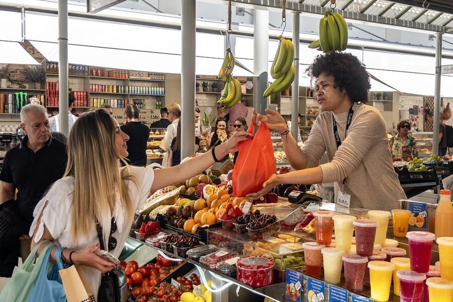 Chef Led Porto Market Tour & Portuguese Tapas Class + Wine - Watching the chef before making Portuguese tapas
