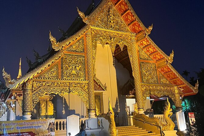 Chiang Mai Temples and Market Tuk-Tuk Evening Night Tour - Wat Phra Singh and the old cityβs spiritual center