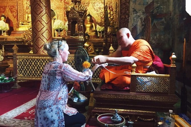 Chiang Mai Temples and Market Tuk Tuk Night Tour - Wat Lok Molee outside the old city walls
