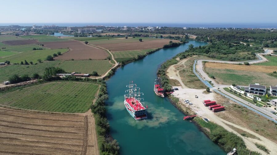 City of Side: Boat Tour on the Manavgat River w/ Bazaar Trip - A simple grilled lunch served while you are on the river